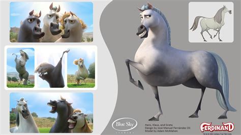 Film renders of Hans, Klaus, and , Greta, whom I modeled for Blue Sky ...