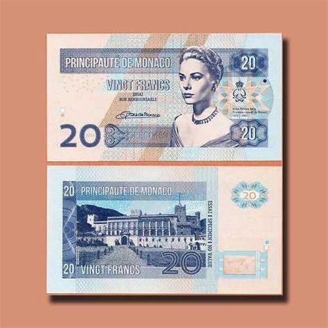 Monaco 20 Francs banknote of 2014 | Mintage World