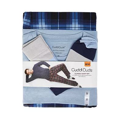 Men's Cuddl Duds Classic Pajama Set