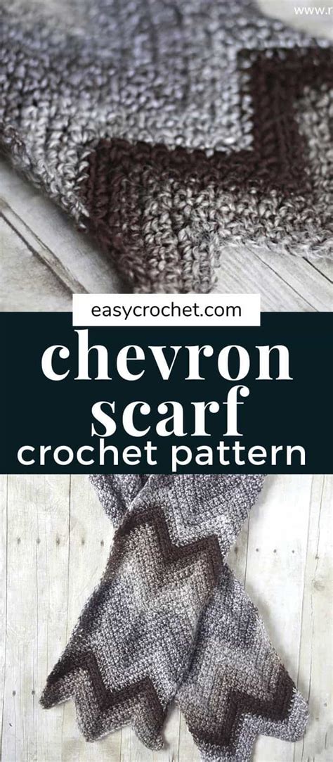 Chevron Scarf Crochet Pattern - Easy Crochet Patterns