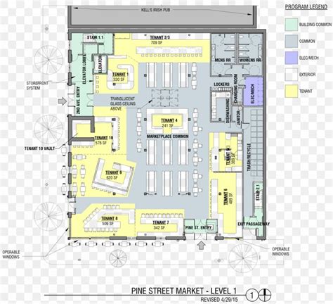 Market Hall Floor Plan Pine Street Market Marketplace Food Hall, PNG ...