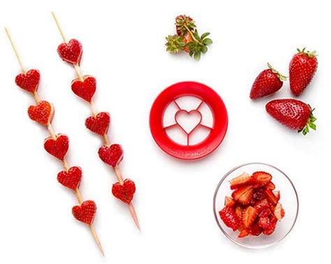 Sweet Heart Strawberry Cutter | Gadgetsin