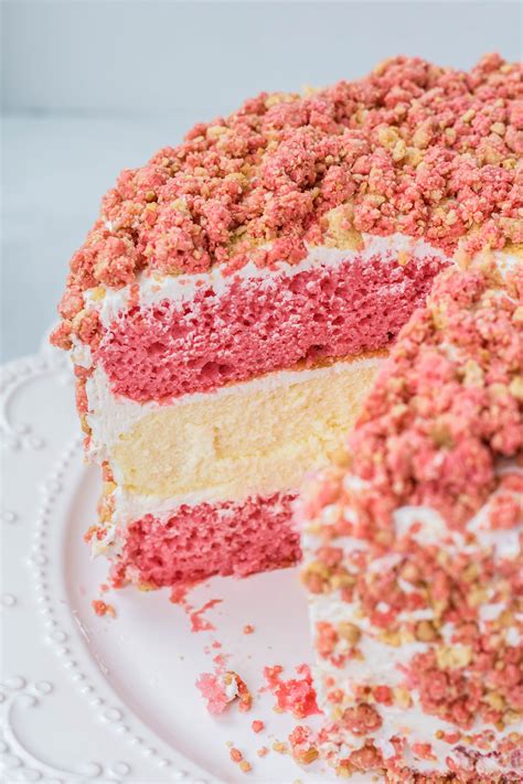 Strawberry Shortcake Cheesecake Cake! - My Incredible Recipes