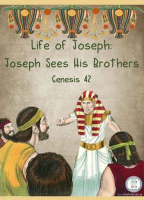 Life of Joseph Series: 7. Joseph Sees His Brothers | Sunday school lessons, Joseph, Preschool ...
