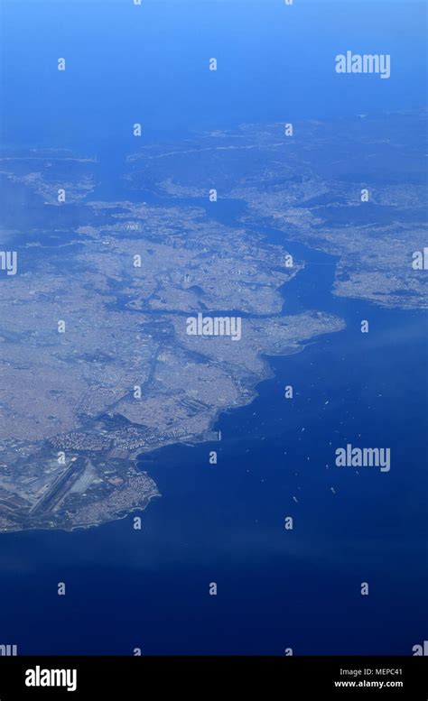 Aerial View of Istanbul and the Bosporus Stock Photo - Alamy