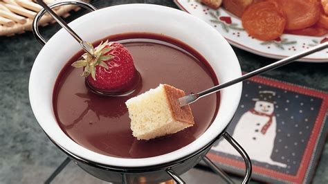 Milk Chocolate Fondue Recipe - Tablespoon.com