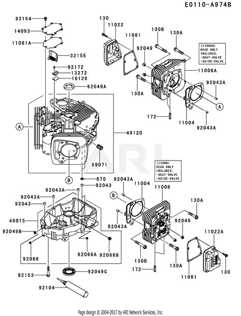 Kawasaki Engine Mounting Diagrams