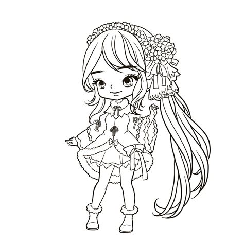 Chibi Girl Sketch