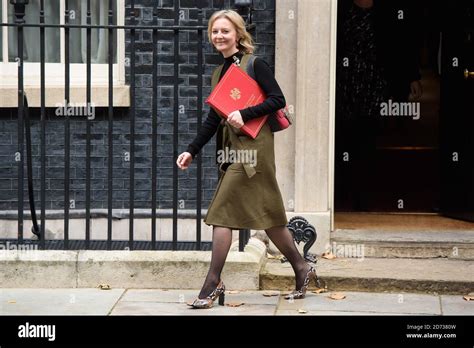 International Trade Secretary Liz Truss leaving a Cabinet meeting in ...