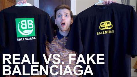 REAL VS. FAKE BALENCIAGA t-shirt - How to tell - YouTube