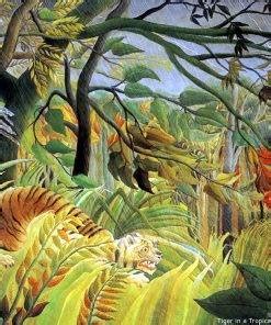 Tiger In A Tropical Storm (Surprised!) Henri Rousseau 1891 – Poster ...