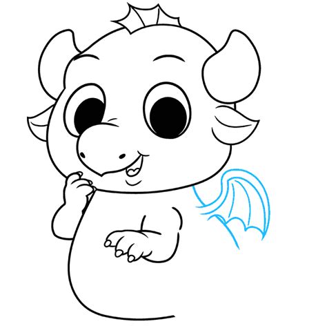 How To Draw Easy Cute Baby Dragons