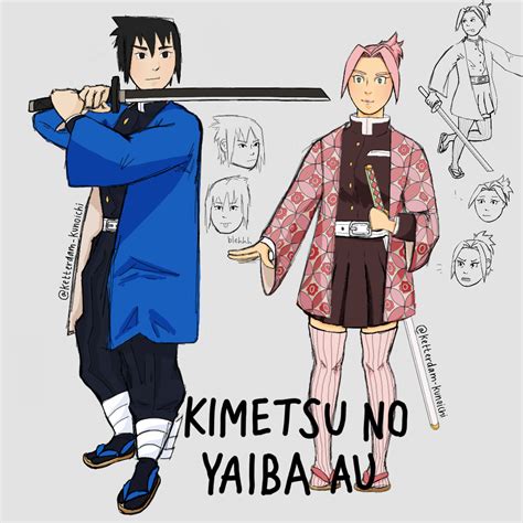 Birkastan2018 — kny x sasusaku crossover!! sasuke and sakura are a...