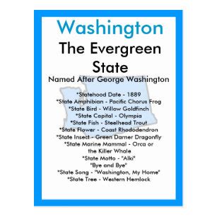 Washington State Motto Gifts on Zazzle