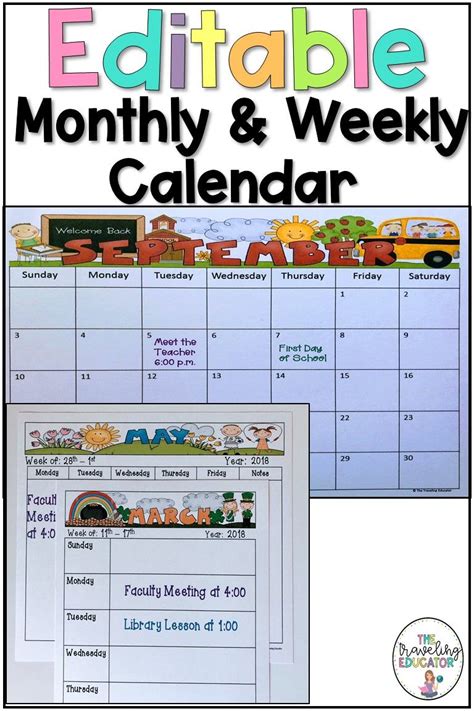 Head Start Monthly Activity Calendars