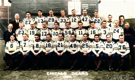 Pro Football Journal: Bears Throwback to 1936