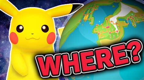 Full Pokemon World Map All Regions