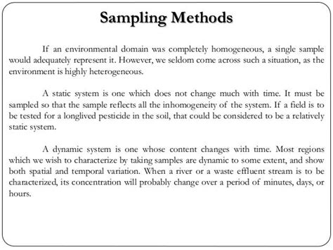 Water sampling methods and tools