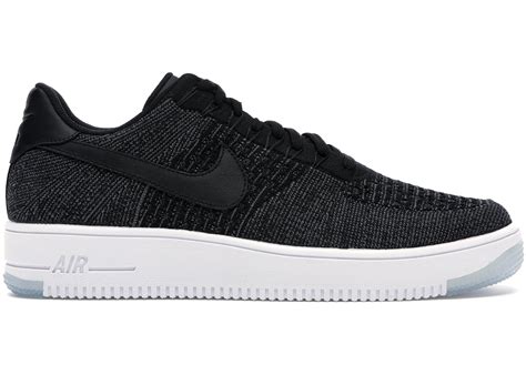 Nike Air Force 1 Flyknit Low Black White Men's - 817419-004 - US