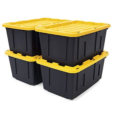 Storage Containers With Lids. IRIS USA 19 Qt. Plastic Storage Bin Tote Organizing Container with ...