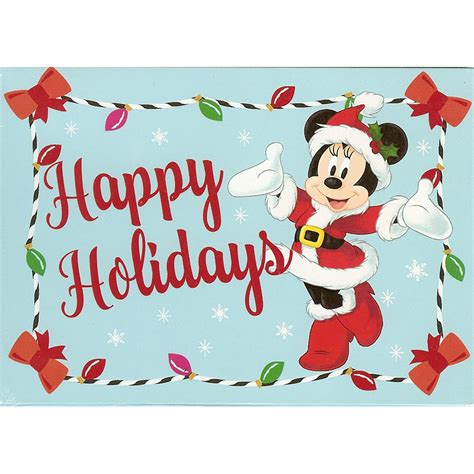 Disney Greeting Cards - Holiday Minnie Mouse