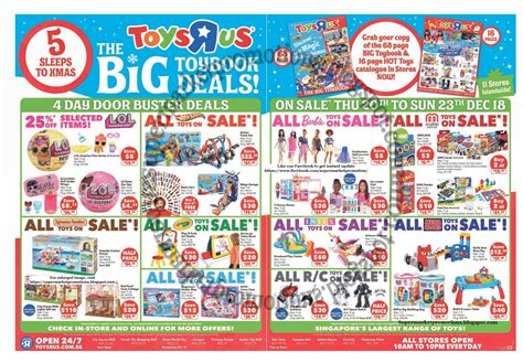 Toys R Us Christmas Sale 20 - 23 December 2018 ~ Supermarket Promotions