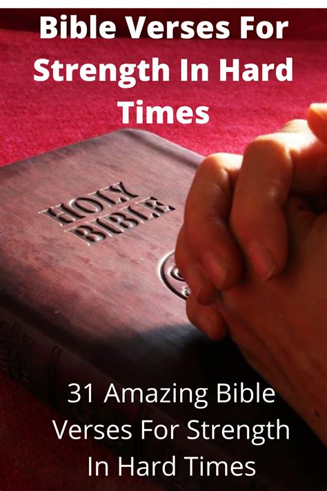 31 Bible Verses For Strength In Hard Times - Faith Victorious