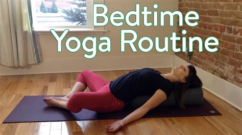 Bedtime Yoga Routine for Better Sleep - YouTube