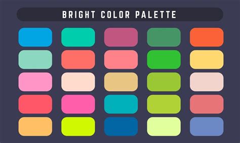 Bright Vector Color Palette 2209255 Vector Art at Vecteezy