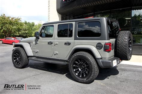 Jeep Wrangler with 20in Black Rhino Mission Wheels exclusively from Butler Tires and Wheels in ...