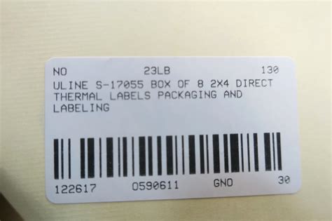 Uline Thermal Labels