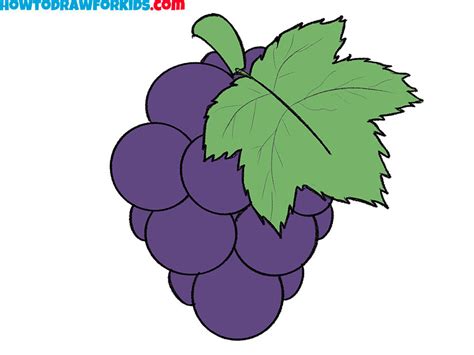 How To Draw A Grapes - Statementpresentation5