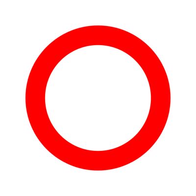 Red Circle Transparent Background