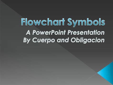 PPT - Flowchart Symbols PowerPoint Presentation, free download - ID:2585878
