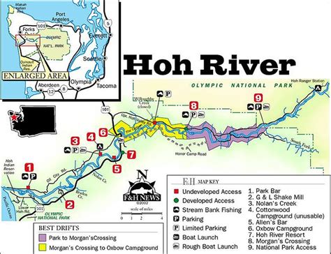 Pix For > Hoh Rainforest Map | Rainforest map, Adventure camping, Trip planning