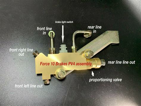 Auto Parts & Accessories For GM PV4 Disc Disc Brake Proportioning Valve Combination Valve Car ...