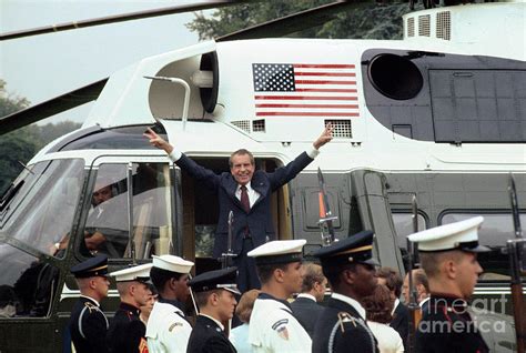 Richard Nixon Peace Sign Helicopter