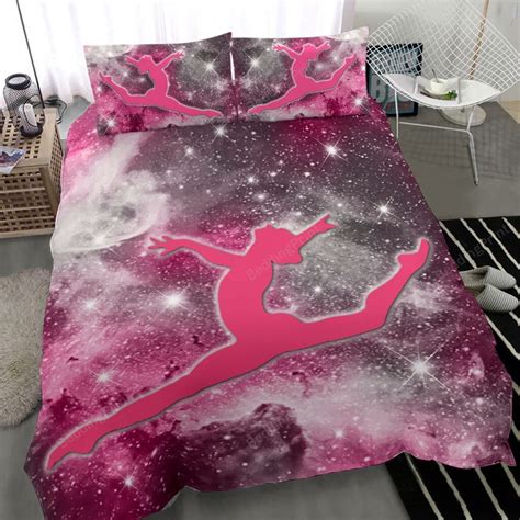 Gymnastics Galaxy Light Bedding Set Bed Sheets Spread Duvet Cover ...