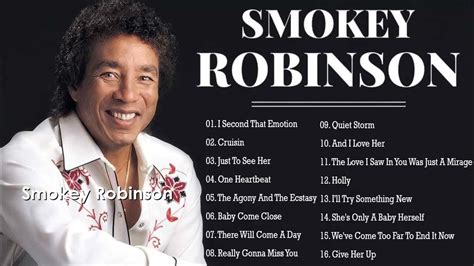 Smokey Robinson Greatest Hits - Best Songs Smokey Robinson Full Album 2021 - YouTube