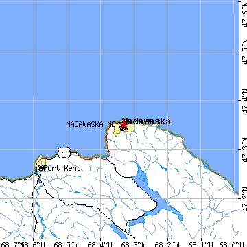 Madawaska, Maine (ME) ~ population data, races, housing & economy