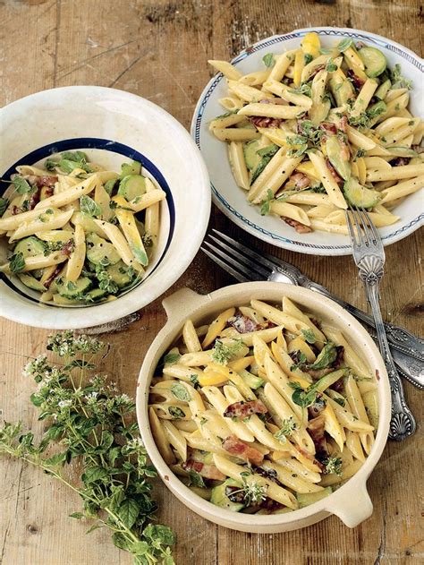 Beautiful courgette carbonara | Jamie Oliver pasta recipes