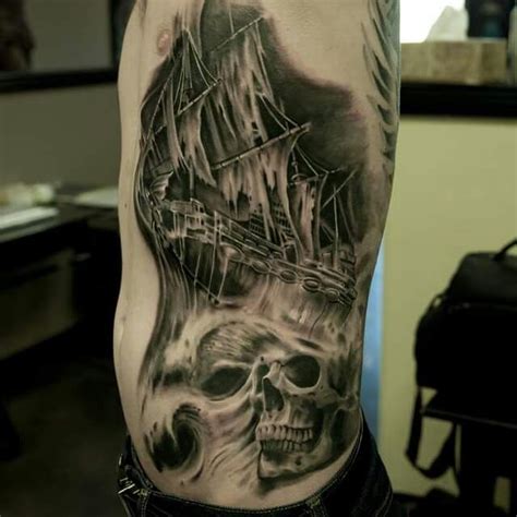 Ghost ship tattoo by Pete Terranova | Ship tattoo, Tattoos, Cool tattoos