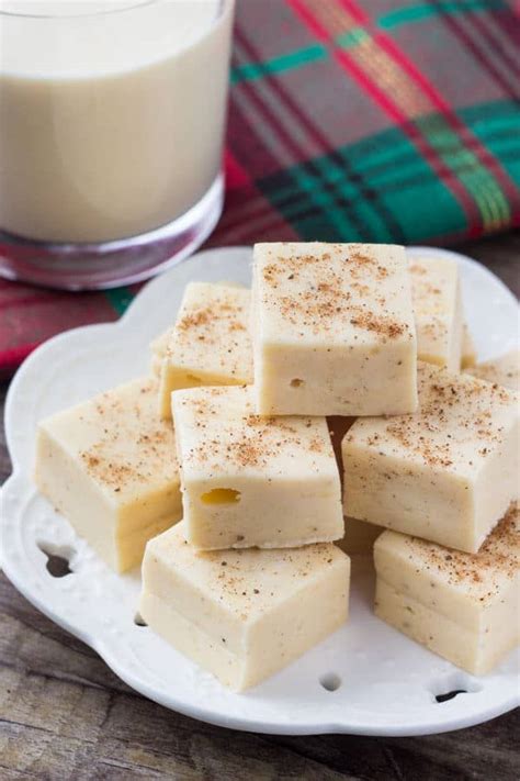 Easy Eggnog Fudge - Just so Tasty