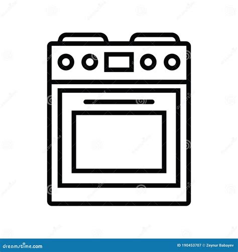 The Stove Vector Illustration | CartoonDealer.com #11806110