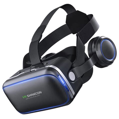 Shinecon 6 Generation G04E 3D VR Virtual Reality Brille mit Ohrhörer