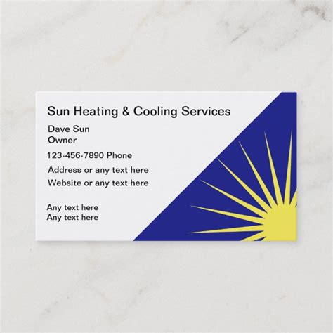 Air Conditioning Repair Business Cards | Zazzle.com