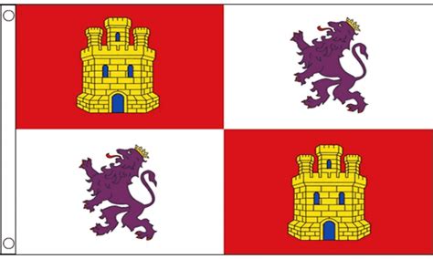 Castile and Leon Flag (Medium) - MrFlag