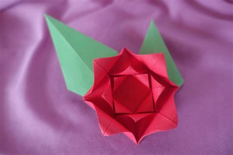 How to Make an Easy Origami Rose