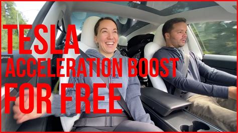 Tesla Acceleration Boost Upgrade Review - YouTube