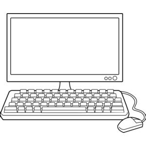 Free Computer Black And White Clipart, Download Free Computer Black And White Clipart png images ...